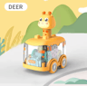 TurboZoo Pull Back Animal Cars For Kids  Fun Educational And Built For Endless Play 2