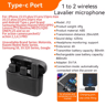 Ulanzi J12 Wireless Lavalier Microphone System 4