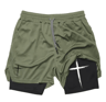 FlexCore 2 In 1 Mens Performance Shorts  Breathable Gym Running Shorts 6