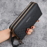 Eleganzia Womens Long Zipper Wallet With Embossed Design And Large Capacity 0