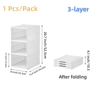 ClearStack 6 Layer Foldable Transparent Shoe Storage Organizer 3