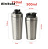 ProMix Stainless Steel Protein Shaker Bottle With Mixing Ball 3