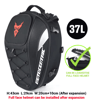 MotoCentric Waterproof Motorcycle Tail Bag And Rider Backpack For Helmet And Gear Storage 3