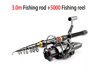 AeroCast Carbon Fiber Telescopic Fishing Rod And Reel Combo 4