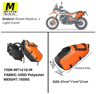 Waterproof Large Capacity Motorcycle Pannier Bag Set 18L28L48L Universal Fit 6