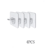 Clear NonMarking Wardrobe And Cabinet Divider Bracket Set 4 Or 10Piece 3