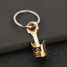 GearHead Engine Piston Metal Keychain  Car Enthusiast Keyring Accessory 2