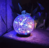 LumiGlobe Cracked Glass Solar Pathway Light Outdoor Waterproof Garden Lamp 4