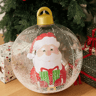 GlowOrb 60 Cm Giant Inflatable Christmas Ball With LED Lights  Transparent Outdoor Ornament 3