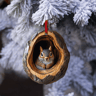 WildWood Acrylic Animal Ornaments Set Of 6  2025 Christmas Tree Pendants For Tree  Party Decor 4