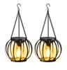 SolarGlow Outdoor Hanging Lantern Waterproof Garden Light 5