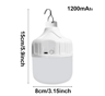 LumiCamp Portable USB Rechargeable LED Pendant Light 7