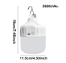 LumiCamp Portable USB Rechargeable LED Pendant Light 8