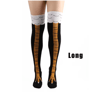 Funny Chicken Print Thigh High Socks 6