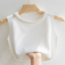 KnitEase Sleeveless Beaded Tank Top 8
