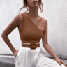 FlexOne Asymmetrical Sports Crop Top 3