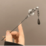 InkBloom Neo Chinese Flower Tassel Hair Stick For Women 5
