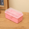 Two Layer Portable Makeup And Jewelry Storage Box 4