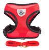 Adjustable Mesh Cat And Small Dog Harness With Leash 3