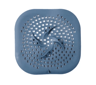 Silicone Shower Drain Hair Catcher With Suction Cup 4