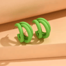 Golden Curve Vintage Hoop Earrings 4