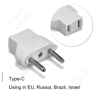 US To EU Travel Plug Adapter 6