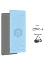 TPE Non Slip Yoga Mat With Alignment Lines For Home Fitness And Pilates 7