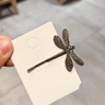 Vintage Dragonfly Metal Hair Clips Set 5