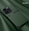 Magnetic Leather Car Mount Case For IPhone Soft Back Protective Cover 5