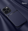 Magnetic Leather Car Mount Case For IPhone Soft Back Protective Cover 6