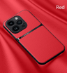 Magnetic Leather Car Mount Case For IPhone Soft Back Protective Cover 7