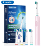 CleanSpin Pro Electric Toothbrush Rotary Rechargeable With Soft Brush Heads 6