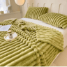 CozyStripe Thick Multifunctional Blanket Bed Cover Throw 5