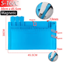 Silicone Soldering Work Mat Heat Resistant Anti Static Repair Pad 10