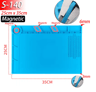 Silicone Soldering Work Mat Heat Resistant Anti Static Repair Pad 7