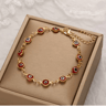 Lucky Evil Eye Bracelet Adjustable Metal Chain Protection Jewelry 4