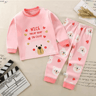Kids Cotton Sleepwear Set Warm Autumn Winter Pajamas For Boys And Girls 14
