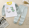 Kids Cotton Sleepwear Set Warm Autumn Winter Pajamas For Boys And Girls 9
