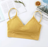 Seamless Tube Sports Bra Push Up Comfort Top For Women 6