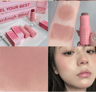 SHAQINUO Energizing Blush Stick Natural Matte Cream Glow 4