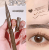 Slim Brown Liquid Eyeliner Waterproof Long Lasting Precision Pen 6