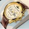 Classic Business Quartz Watch Crown Dial Mesh Strap 4
