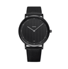 Mens Military Style Quartz Watch Genuine Leather Strap 4