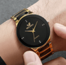Couple Stainless Steel Quartz Watch Set Classic Analog Style 5
