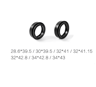 Bicycle Front Fork Dust Seal Set Bike Oil Wiper Replacement 5