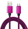 FlexCharge USB C Fast Charging Cable Nylon Braided Data Sync Cord 9