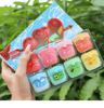 Fruit Lip Balm Set Moisturizing Non Sticky Lip Care Collection 5