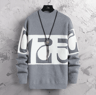 Luxe Patchwork Cashmere Sweater Mens Thick Warm Pullover 3