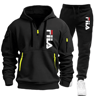 Mens Zip Up Hoodie And Sweatpants Sportswear Set Casual Fitness Jogging Outfit 3