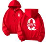 King Queen Matching Hoodies Casual Pullover Sweatshirts For Couples 12